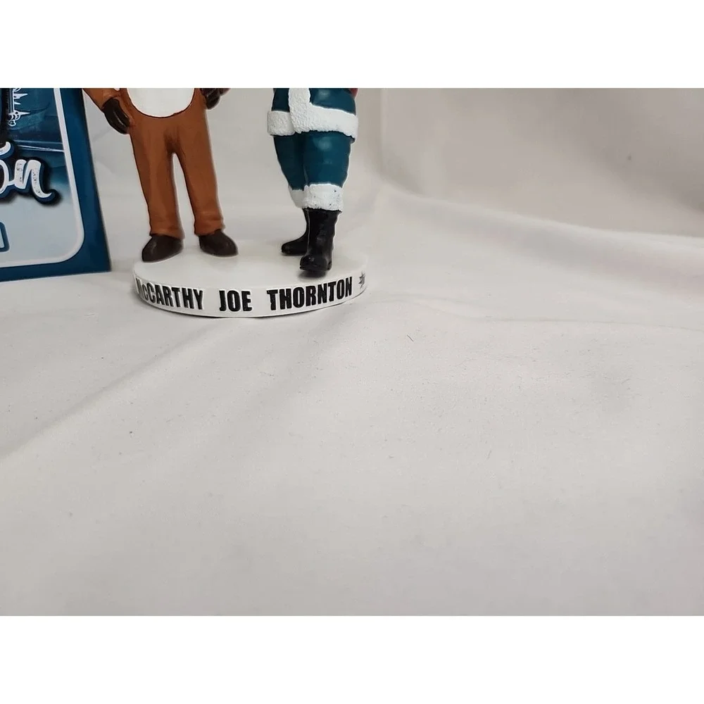 San Jose Sharks / ‎ Barracuda John McCarthy And Joe Thornton Bobblehead SGA RARE
